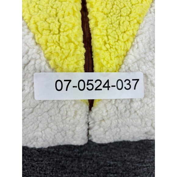 UGG Jacket Womens Large Brown Teddy Bear Sherpa Chevron Full Zip Annalise L - Picture 13 of 13
